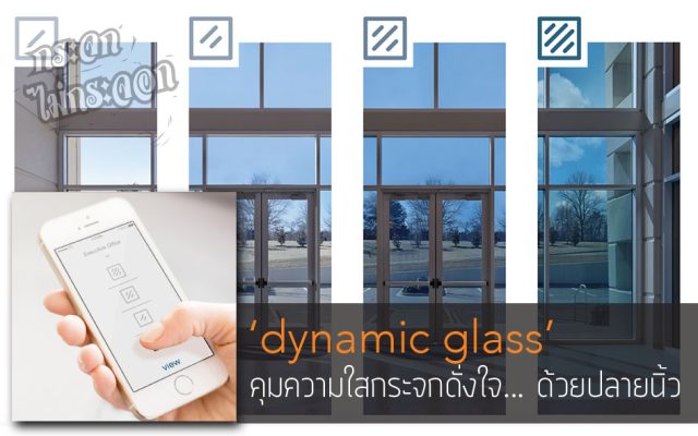 Read more about the article ‘dynamic glass’ ควบคุมความใสได้ดั่งใจ ด้วยปลายนิ้ว!
